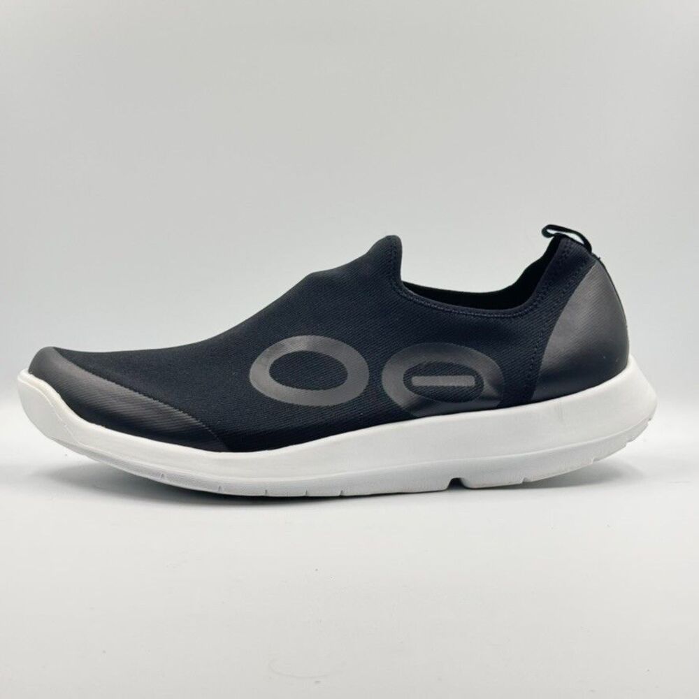 Oofos Oomg Sport Black Shoes Mens 14 Comfort Low Recovery Slip On Sneakers